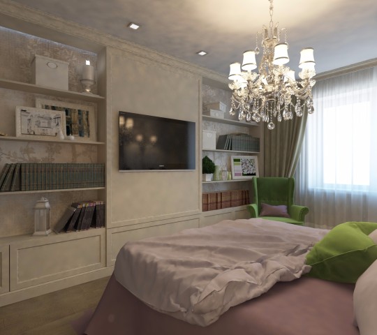 Дизайн интерьера спальни - 28