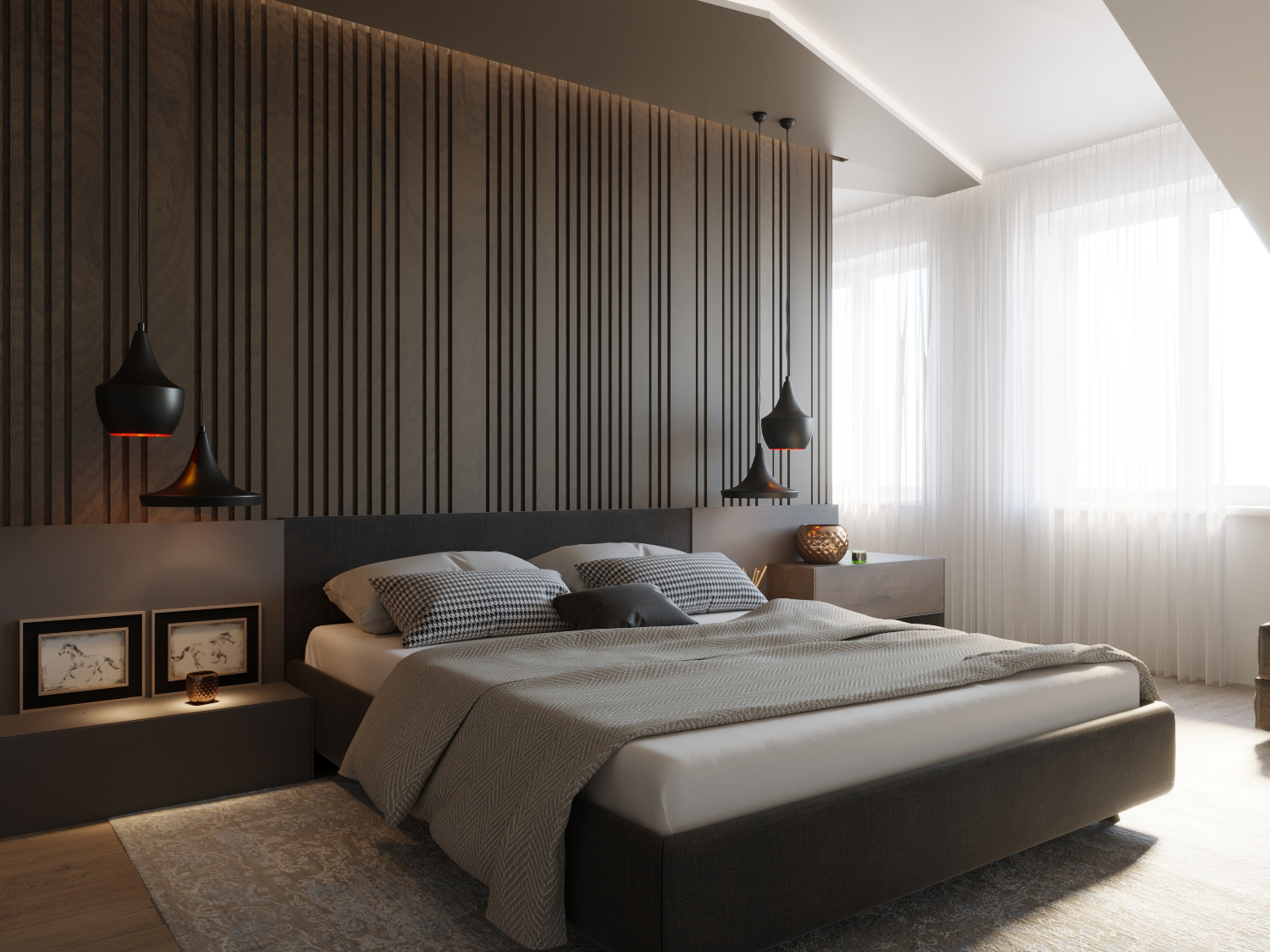 Спальня — проект квартиры в Москве